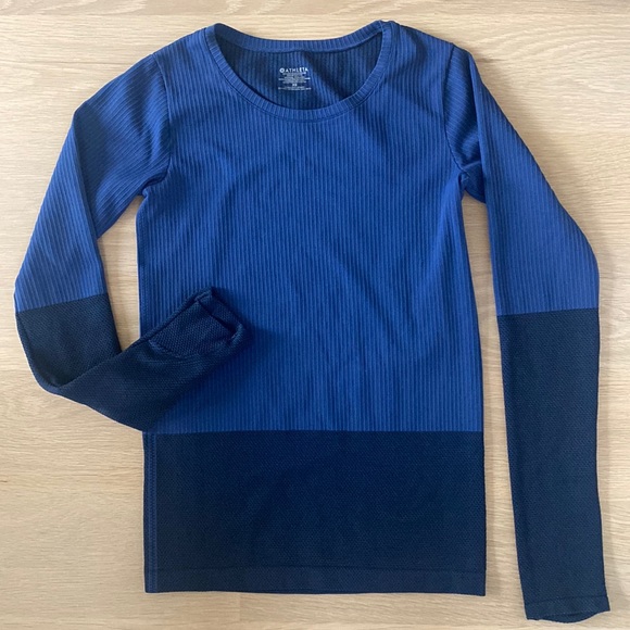 Athleta flurry colorblock base layer tip size xs - Picture 2 of 4